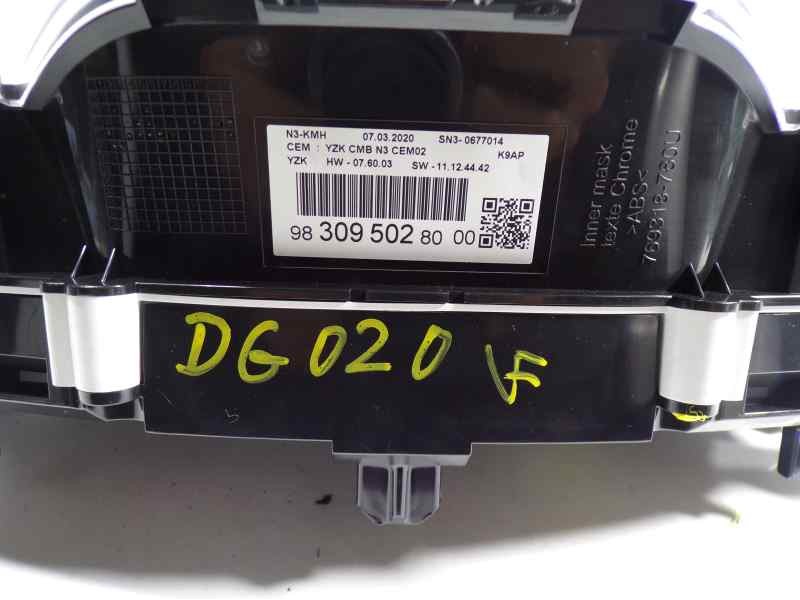 Recambio de cuadro instrumentos para peugeot rifter 1.5 blue-hdi fap referencia OEM IAM 9838095280  