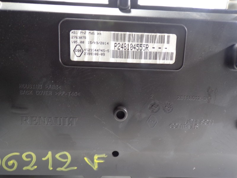 Recambio de cuadro instrumentos para renault kangoo 1.5 dci diesel fap referencia OEM IAM   