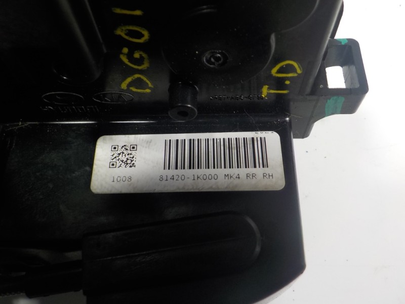 Recambio de cerradura puerta trasera derecha para hyundai ix20 1.6 cat referencia OEM IAM 814201K000 814201K000 