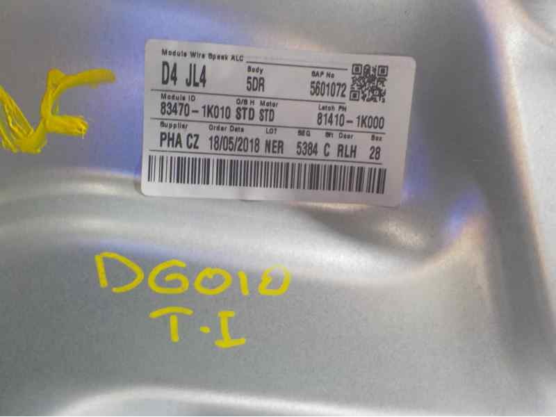 Recambio de elevalunas trasero izquierdo para hyundai ix20 1.6 cat referencia OEM IAM 834711K010 834701K010 