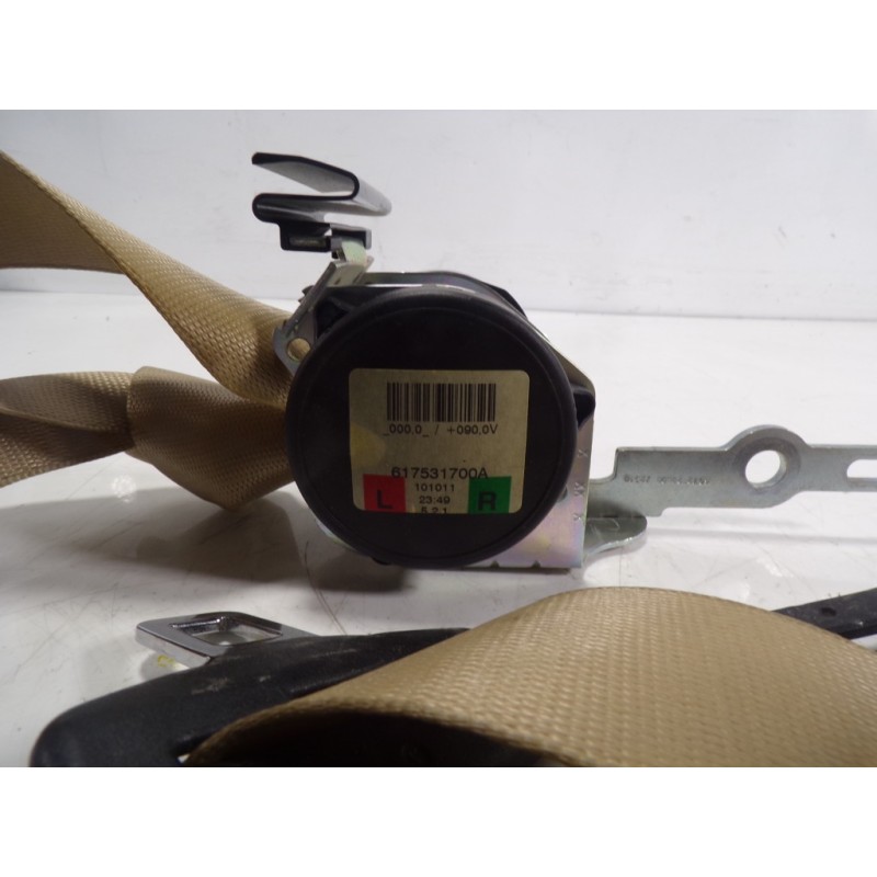 Recambio de cinturon seguridad trasero izquierdo para bmw serie 3 berlina (e90) 316d referencia OEM IAM 72117245882 617531700A 6