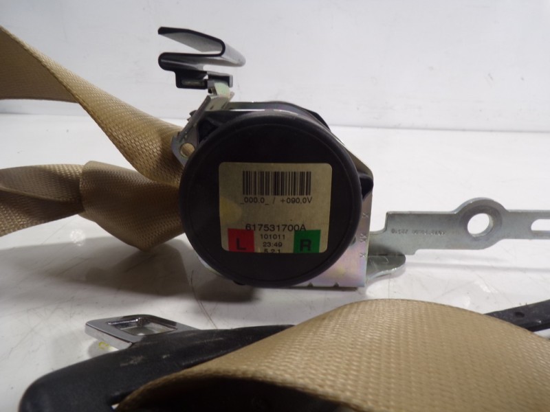 Recambio de cinturon seguridad trasero izquierdo para bmw serie 3 berlina (e90) 316d referencia OEM IAM 72117245882 617531700A 6
