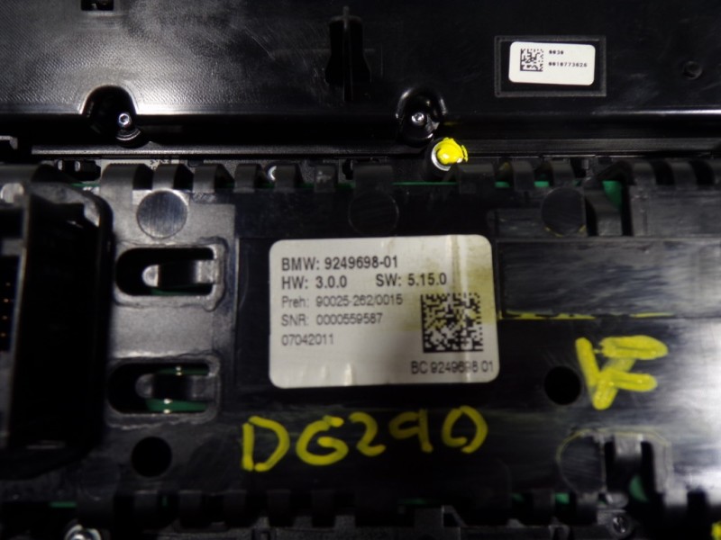 Recambio de mando climatizador para bmw serie 5 lim. (f10) 2.0 turbodiesel referencia OEM IAM 61319328425 9249698 