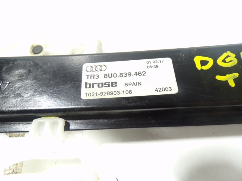 Recambio de elevalunas trasero derecho para audi q3 (8ug) 2.0 16v tdi referencia OEM IAM 8U0839462 8U0839462 1021928903