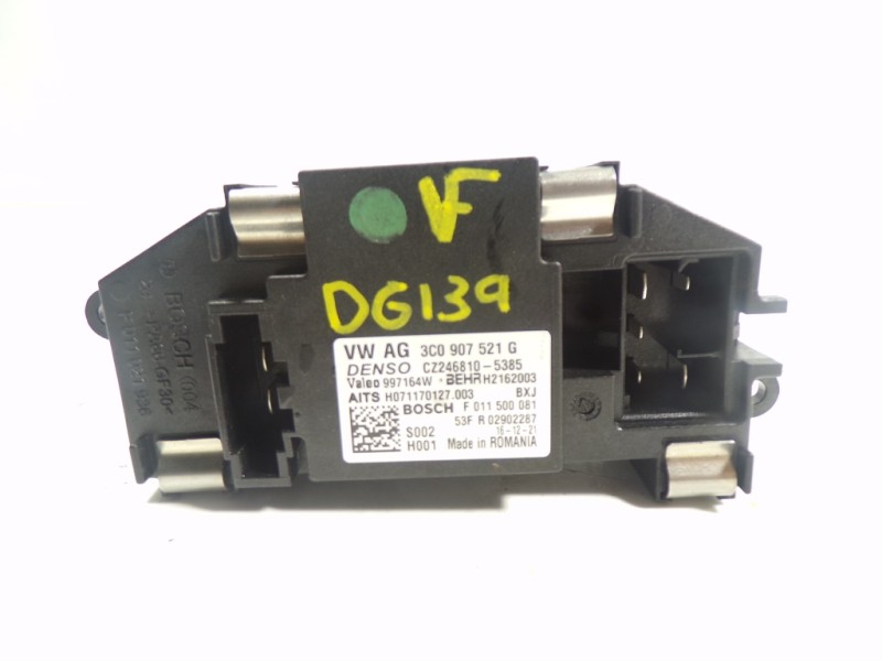 Recambio de resistencia calefaccion para audi q3 (8ug) 2.0 16v tdi referencia OEM IAM 3C0907521G 3C0907521G 