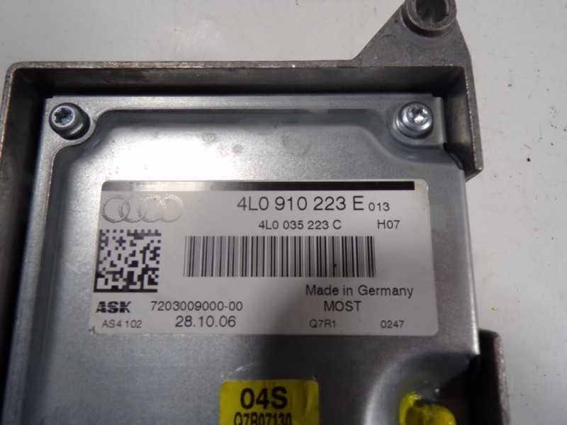 Recambio de modulo electronico para audi q7 (4l) 3.0 v6 24v tdi referencia OEM IAM 4L0910223K 4L0910223 