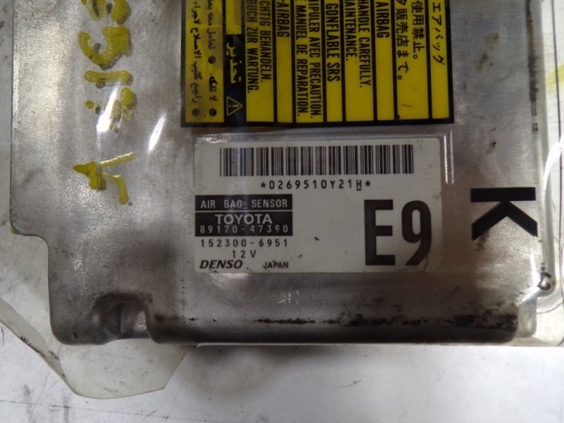 Recambio de centralita airbag para toyota prius (nhw20) 1.5 cat referencia OEM IAM 8917047390 8917047390 1523006951
