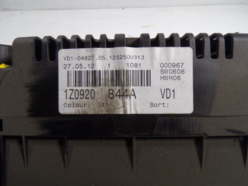 Recambio de cuadro instrumentos para skoda octavia berlina (1z3) collection referencia OEM IAM 1Z0920844AKD0 1Z0920844A A2C53428