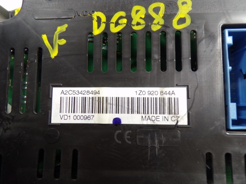 Recambio de cuadro instrumentos para skoda octavia berlina (1z3) collection referencia OEM IAM 1Z0920844AKD0 1Z0920844A A2C53428