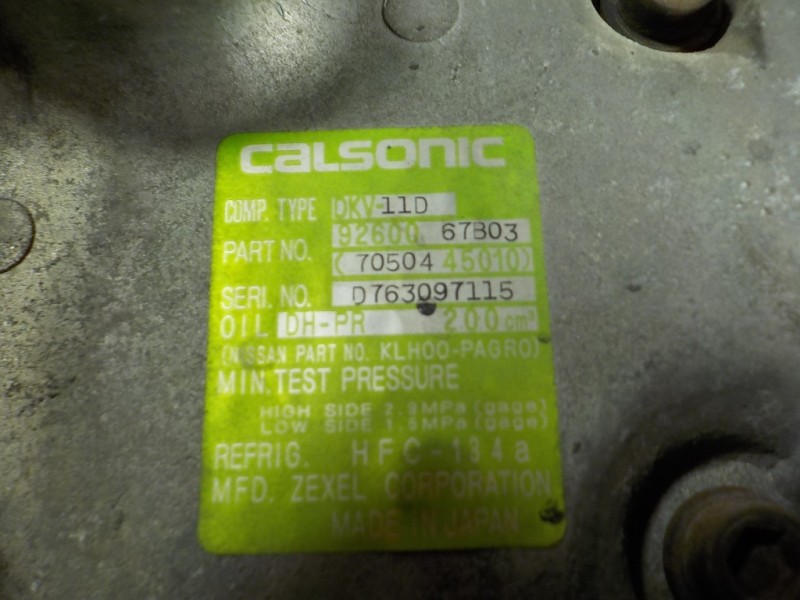 Recambio de compresor aire acondicionado para nissan micra (k11) 1.3 16v cat referencia OEM IAM  9260067B03 