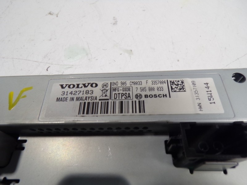 Recambio de pantalla multifuncion para volvo v40 kinetic referencia OEM IAM 36001984 31427183 7505800033