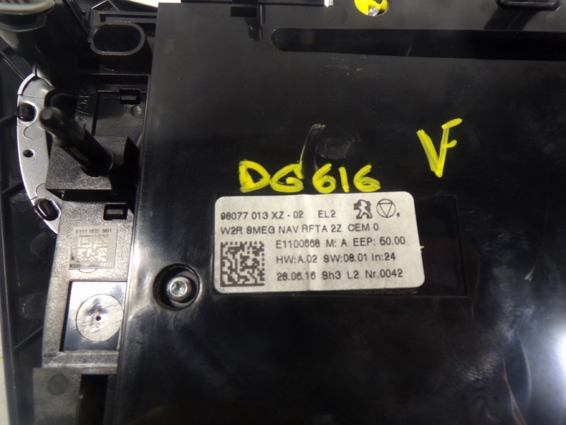 Recambio de mando climatizador para peugeot 508 sw active referencia OEM IAM 98077013XZ 98077013XZ 