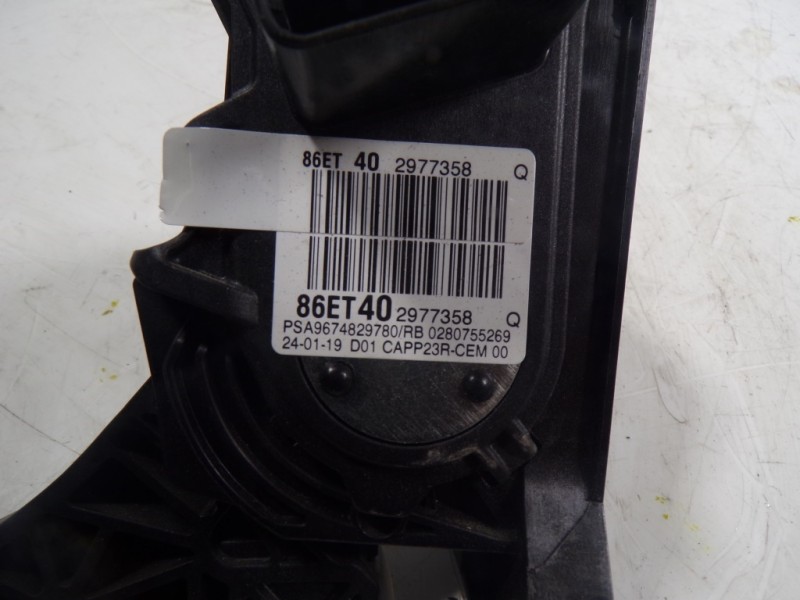 Recambio de potenciometro pedal para peugeot expert combi standard referencia OEM IAM 9838028180 9674829780 86ET402977358