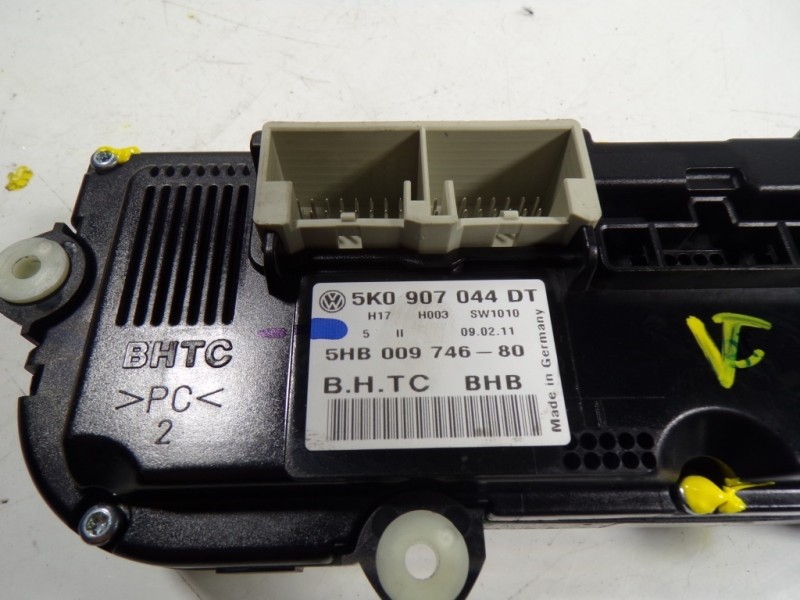 Recambio de mando climatizador para volkswagen tiguan (5n1) 2.0 tdi referencia OEM IAM 5K0907044DTZJU 5K0907044DT 
