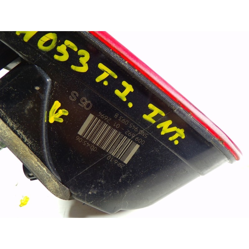 Recambio de piloto trasero izquierdo interior para volkswagen tiguan (5n1) 2.0 tdi referencia OEM IAM 5N0945093B 5N0945093B 