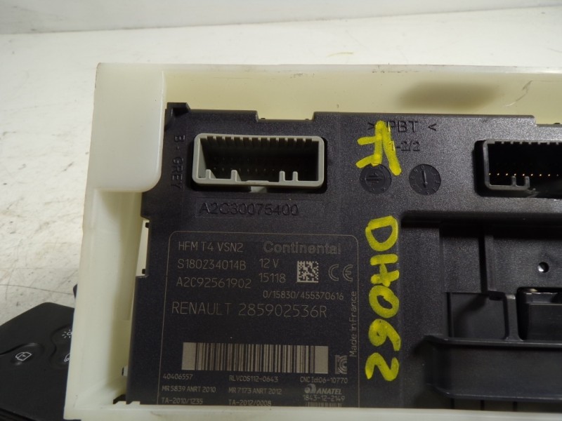 Recambio de conmutador de arranque para renault captur life referencia OEM IAM 251503211R 285902536R A2C92561902