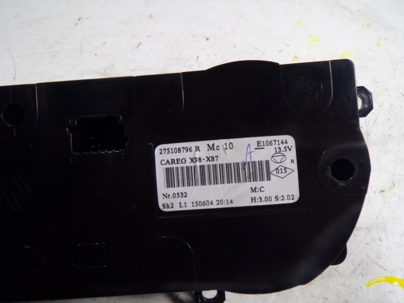 Recambio de mando climatizador para renault captur life referencia OEM IAM 275108796R 275108796R 