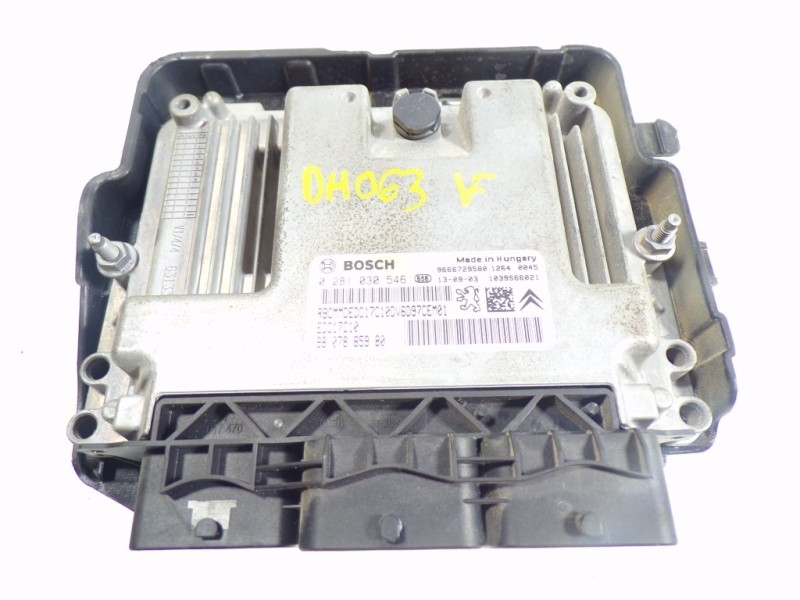 Recambio de centralita motor uce para peugeot 2008 (--.2013) active referencia OEM IAM 1610190180 9807885980 0281030546