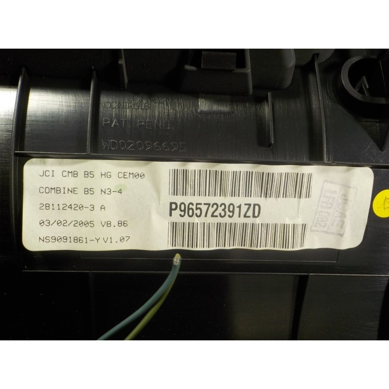 Recambio de cuadro instrumentos para citroën c4 berlina 1.6 hdi cat (9hy / dv6ted4) referencia OEM IAM  P96572391ZD 