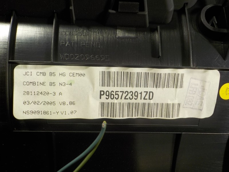 Recambio de cuadro instrumentos para citroën c4 berlina 1.6 hdi cat (9hy / dv6ted4) referencia OEM IAM  P96572391ZD 