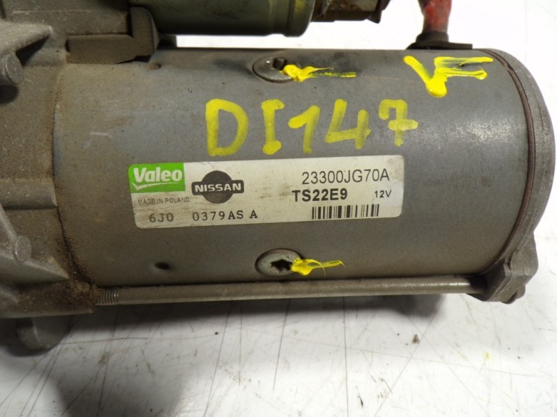 Recambio de motor arranque para nissan qashqai (j10) visia referencia OEM IAM 23300JG70A 23300JG70A 6J00379ASA