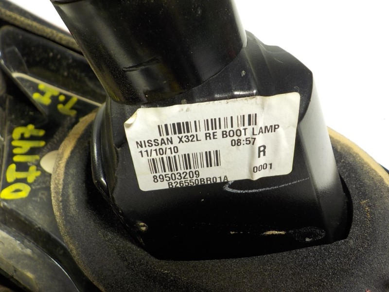 Recambio de piloto trasero derecho interior para nissan qashqai (j10) visia referencia OEM IAM 26550BR01A 26550BR01A 89503209