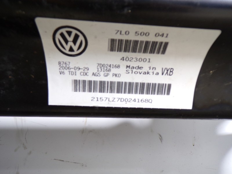 Recambio de puente trasero para volkswagen touareg (7l6) 3.0 v6 tdi dpf referencia OEM IAM 7L0599030N 7L0500041 