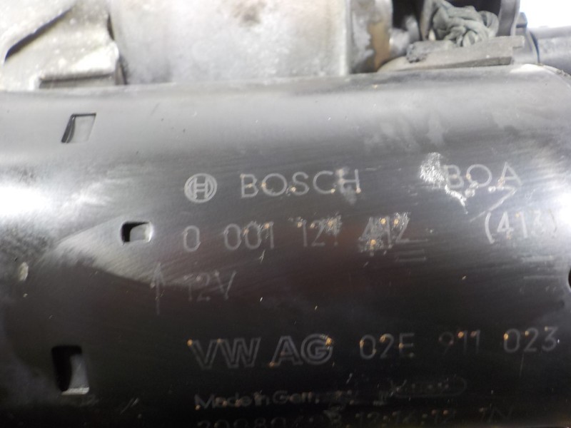 Recambio de motor arranque para volkswagen golf v berlina (1k1) 1.4 16v tsi referencia OEM IAM  02E911023J 