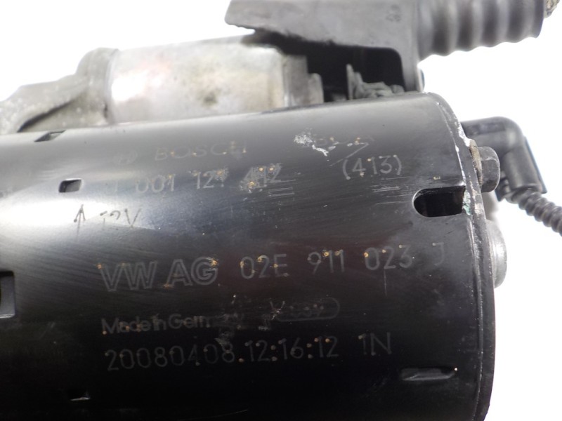 Recambio de motor arranque para volkswagen golf v berlina (1k1) 1.4 16v tsi referencia OEM IAM  02E911023J 