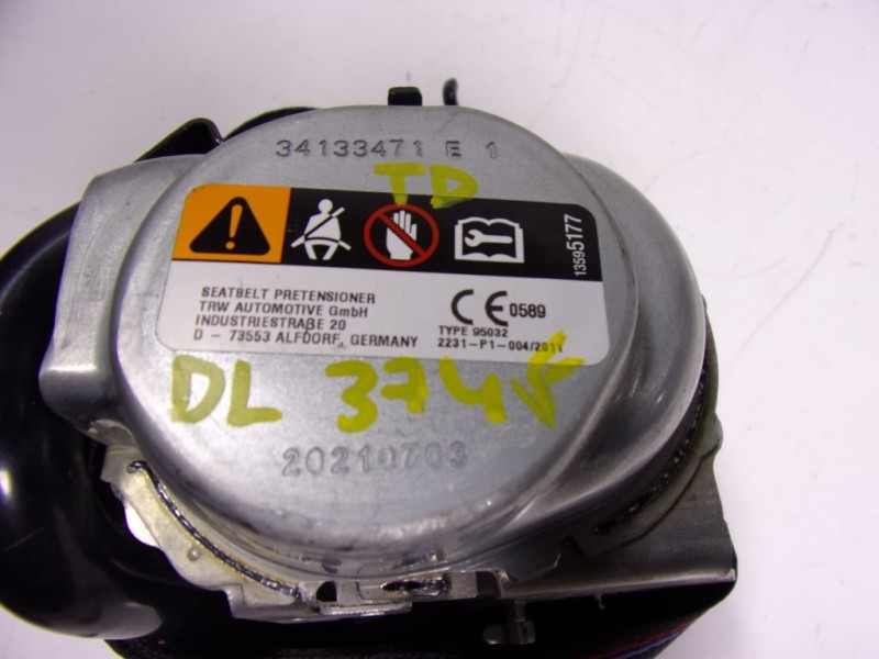 Recambio de cinturon seguridad trasero derecho para bmw ix3 referencia OEM IAM 72118076182 34133471 