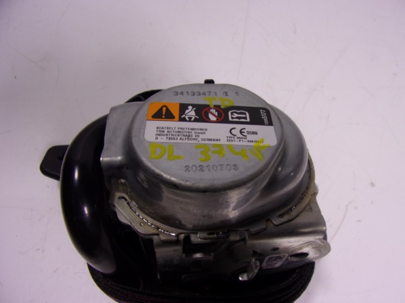 Recambio de cinturon seguridad trasero derecho para bmw ix3 referencia OEM IAM 72118076182 34133471 