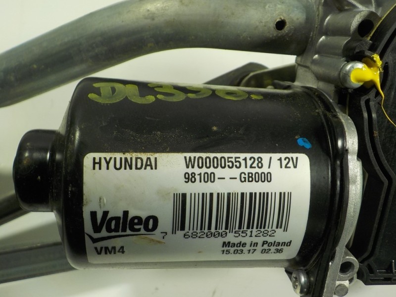 Recambio de motor limpia delantero para hyundai i20 1.2 16v cat referencia OEM IAM 98110C8000 98100GB000 