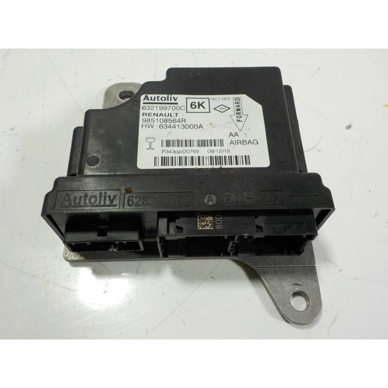 Recambio de centralita airbag para renault kadjar 1.2 tce energy referencia OEM IAM 985100781R 985108564R 