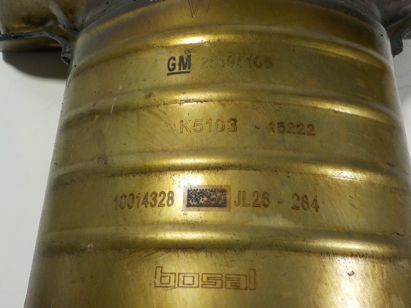 Recambio de catalizador para opel corsa e 1.4 referencia OEM IAM 25195105 K510315222 