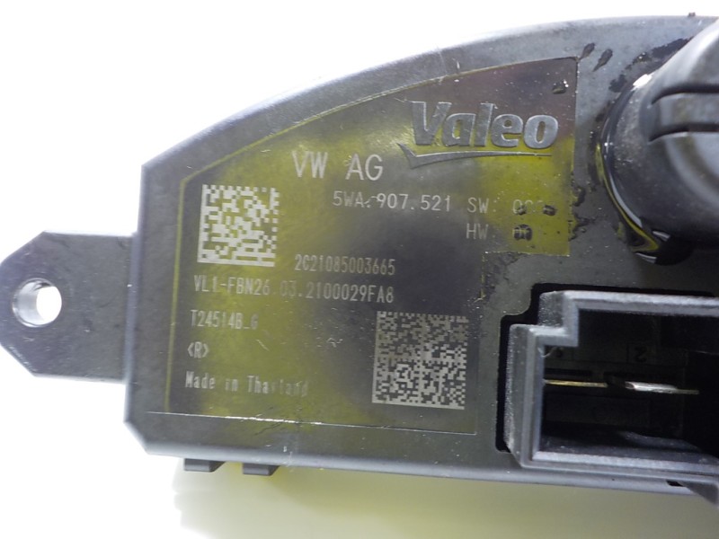 Recambio de resistencia calefaccion para volkswagen t-cross 1.0 tsi referencia OEM IAM 5WA907521 5WA907521 