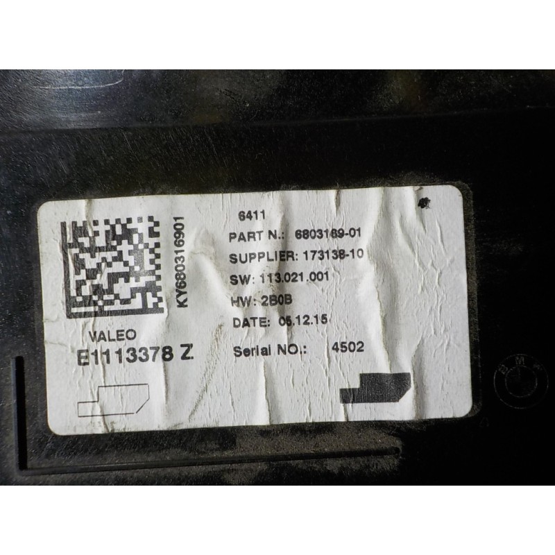 Recambio de modulo electronico para bmw serie 2 gran tourer (f46) 2.0 16v turbodiesel referencia OEM IAM  6411680316901 