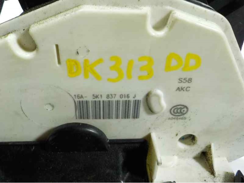 Recambio de cerradura puerta delantera derecha para seat leon (5f1) 1.6 tdi referencia OEM IAM 5K1837016J 5K1837016J 