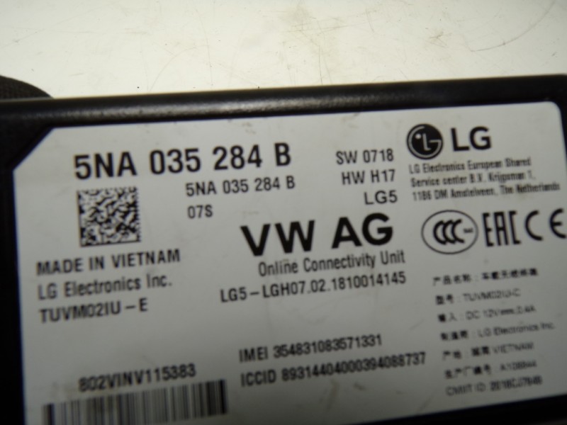 Recambio de modulo electronico para volkswagen t-roc 1.5 16v tsi act referencia OEM IAM 5NA035284B 5NA035284B 