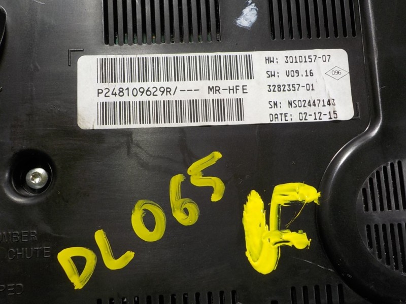 Recambio de cuadro instrumentos para renault kadjar 1.2 tce energy referencia OEM IAM 248103271R 248109629R 