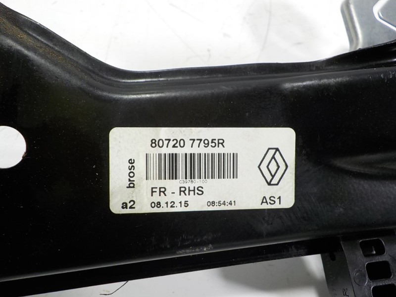 Recambio de elevalunas delantero derecho para renault kadjar 1.2 tce energy referencia OEM IAM 807209732R 807207795R 