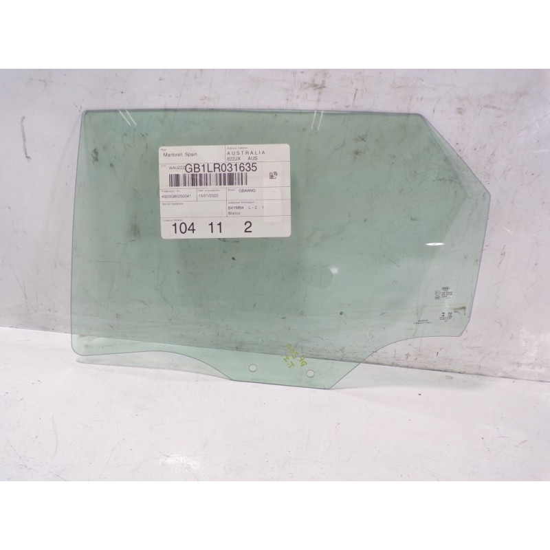 Recambio de cristal puerta trasero izquierdo para audi a1 sportback (gba) 1.0 tfsi referencia OEM IAM 82G845205  