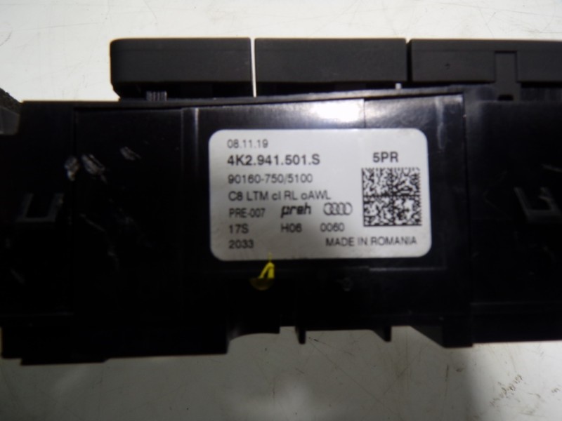 Recambio de mando luces para audi a1 sportback (gba) 1.0 tfsi referencia OEM IAM 4K2941501S 4K2941501S 