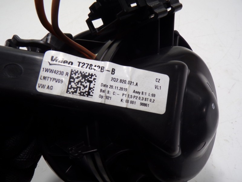 Recambio de motor calefaccion para audi a1 sportback (gba) 1.0 tfsi referencia OEM IAM 2Q2820021A 2Q2820021A 