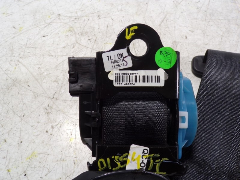 Recambio de cinturon seguridad trasero izquierdo para hyundai i10 1.2 cat referencia OEM IAM 89810B9000PYN 89810B800PYN 170214A0