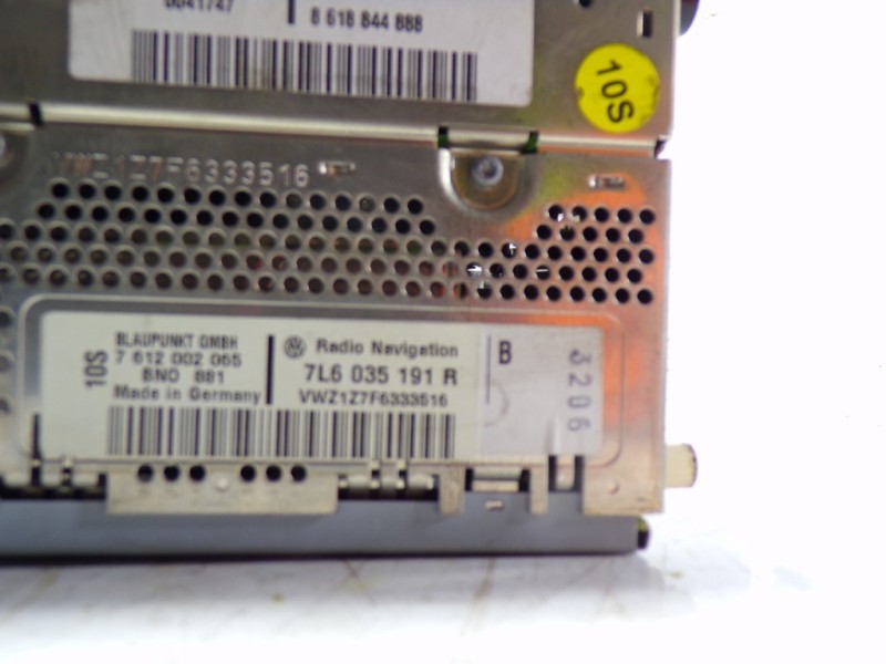 Recambio de sistema navegacion gps para volkswagen touareg (7l6) 2.5 tdi dpf referencia OEM IAM 7L6035191R 7L6035191R 