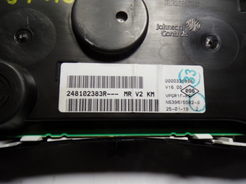 Recambio de cuadro instrumentos para dacia sandero 1.0 12v cat referencia OEM IAM  248102383R NS39615582G