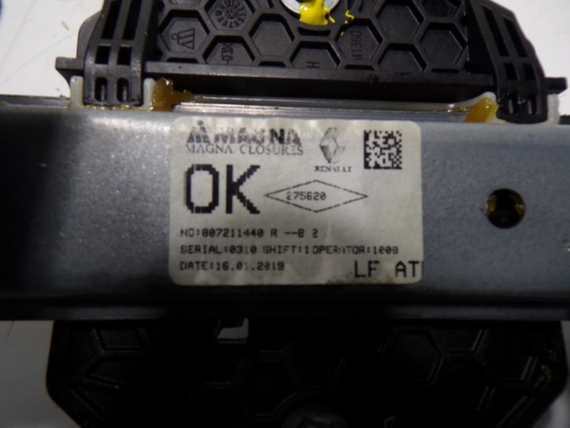 Recambio de elevalunas delantero izquierdo para dacia sandero 1.0 12v cat referencia OEM IAM 807211440R 807211440R 275620