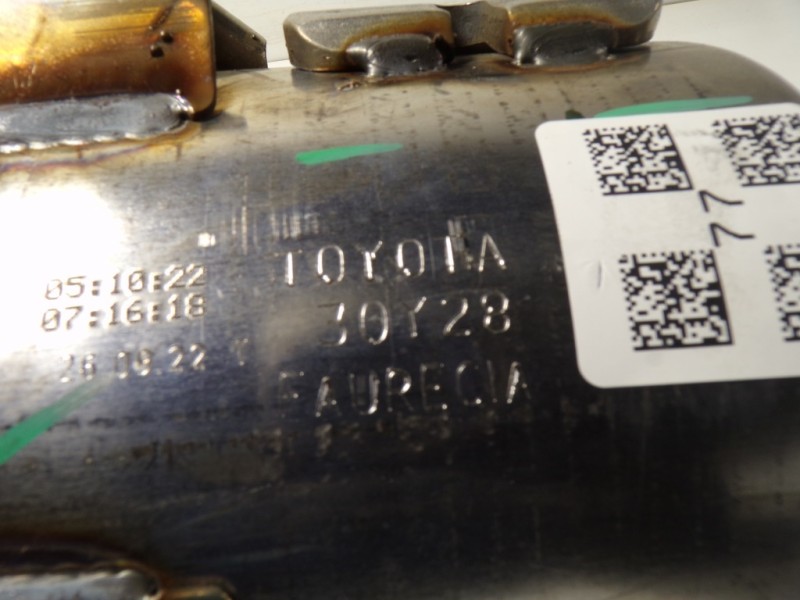 Recambio de catalizador para toyota corolla (e21) hybrid 90kw referencia OEM IAM 174100TJ20 30Y28 