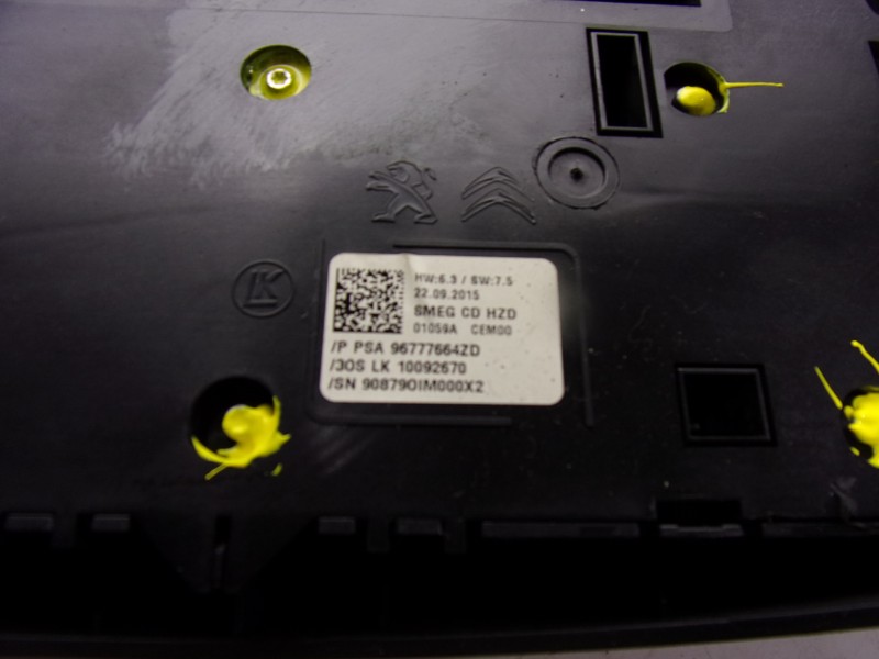 Recambio de mando multifuncion para peugeot 308 1.2 12v e-thp referencia OEM IAM 96777664ZD 96777664ZD 