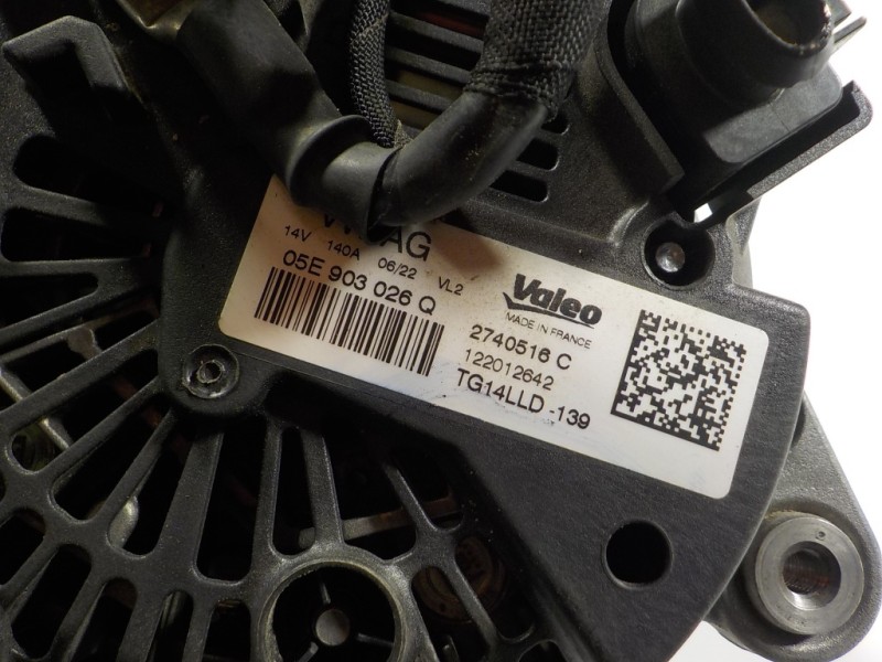 Recambio de alternador para seat ibiza (kj1) fr referencia OEM IAM 05E903026Q 05E903026Q TG14LLD